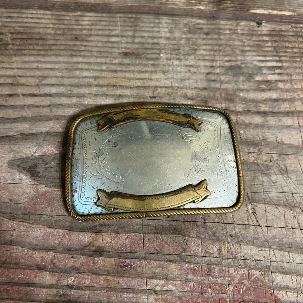 *Rodeo season is here* Vintage Belt Buckle